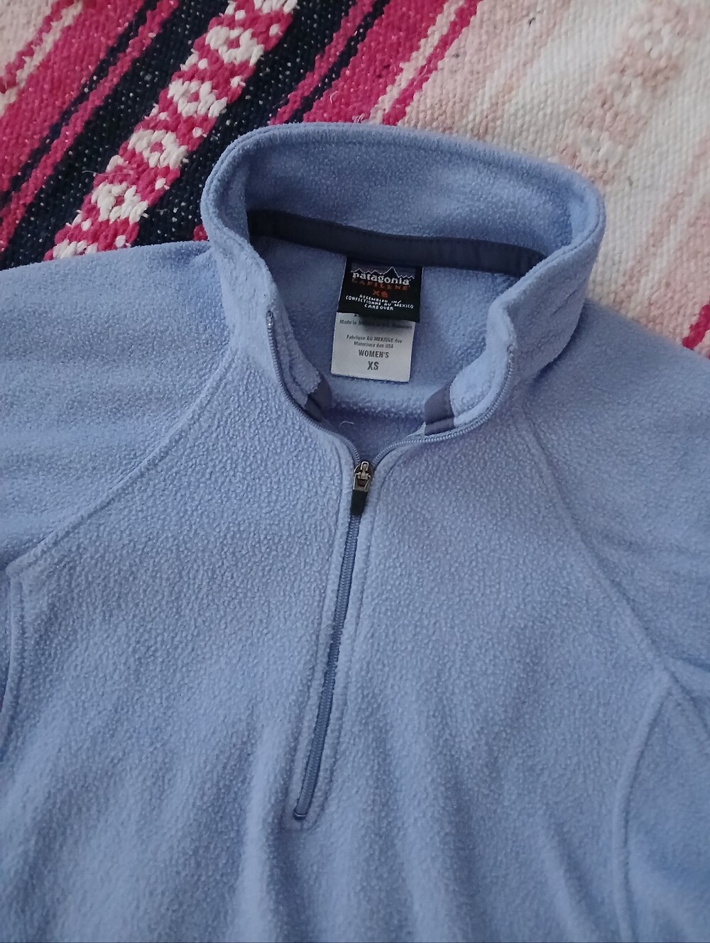 Patagonia Capilene Fleeced Baselayer Midweight Light Blue Womens XS - Picture 1 of 6